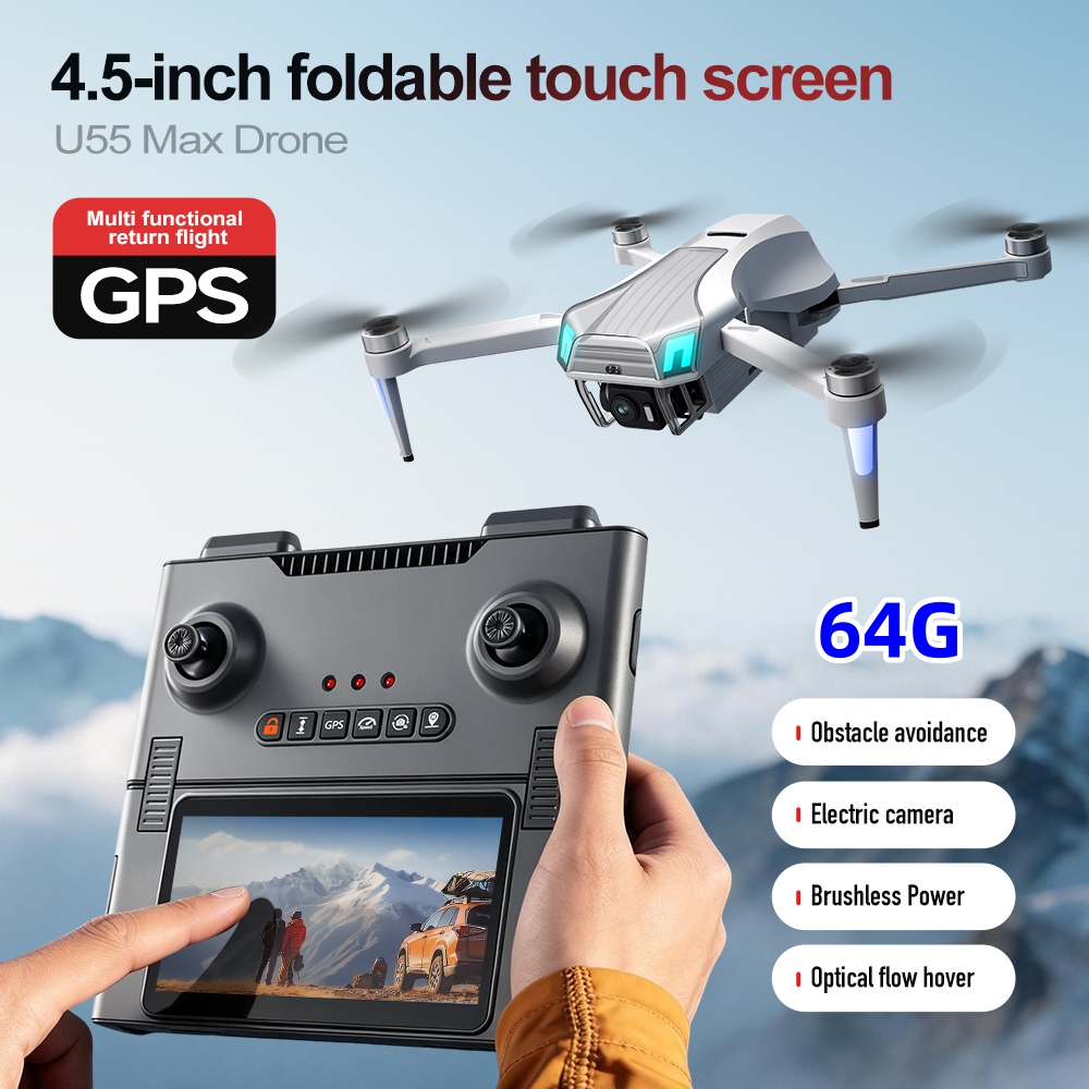 NCZOBOE U55 RC Дрон с HD-камер – обзор и цена Drone Gimbal 2 Axis